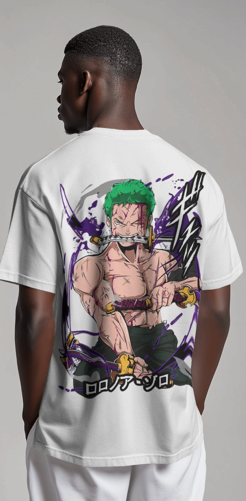 One Peice Roronoa Zoro | Oversized T-shirt | Men