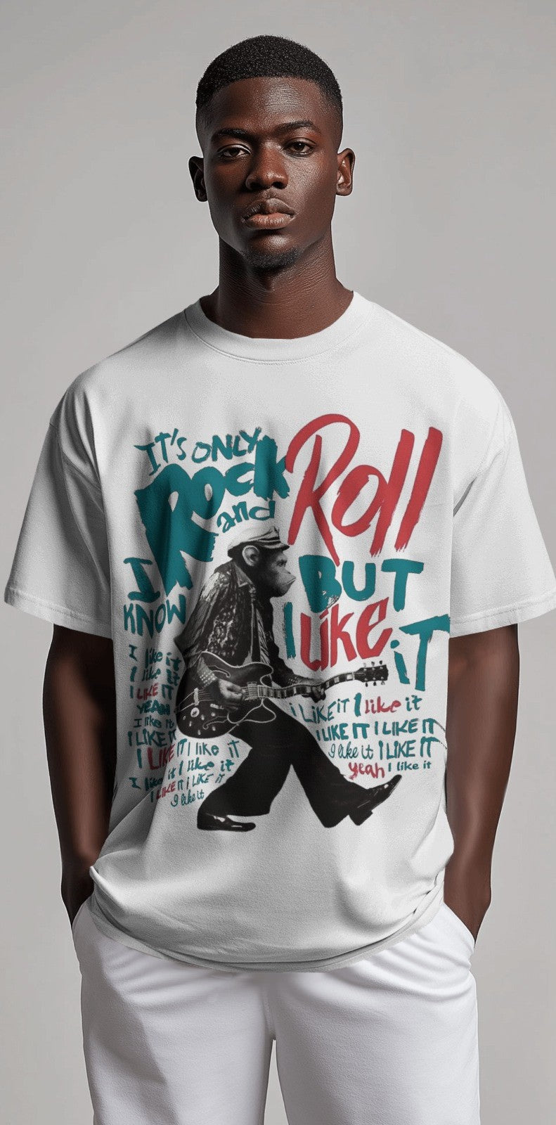 Rock n roll| Oversized T-shirt | Men