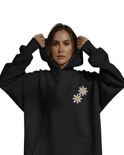 Flower | Premium Printed Hoodie | Women