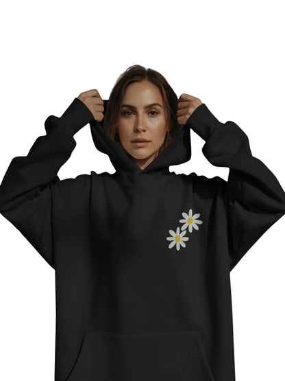 Flower | Premium Printed Hoodie | Women