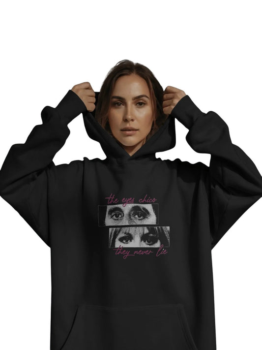 Eyes chicoo | Premium Printed Hoodie | Women