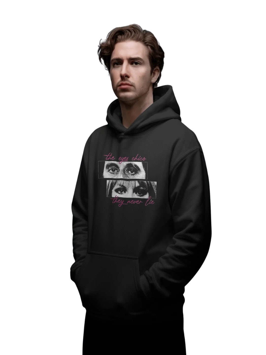 Eyes chico | Premium Printed Hoodie | Men