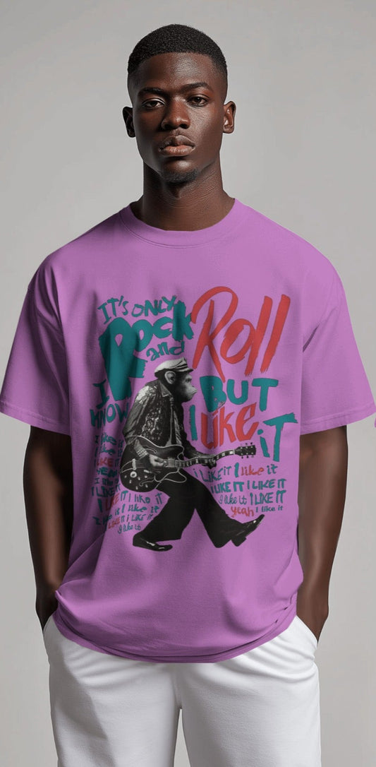 Rock n roll| Oversized T-shirt | Men