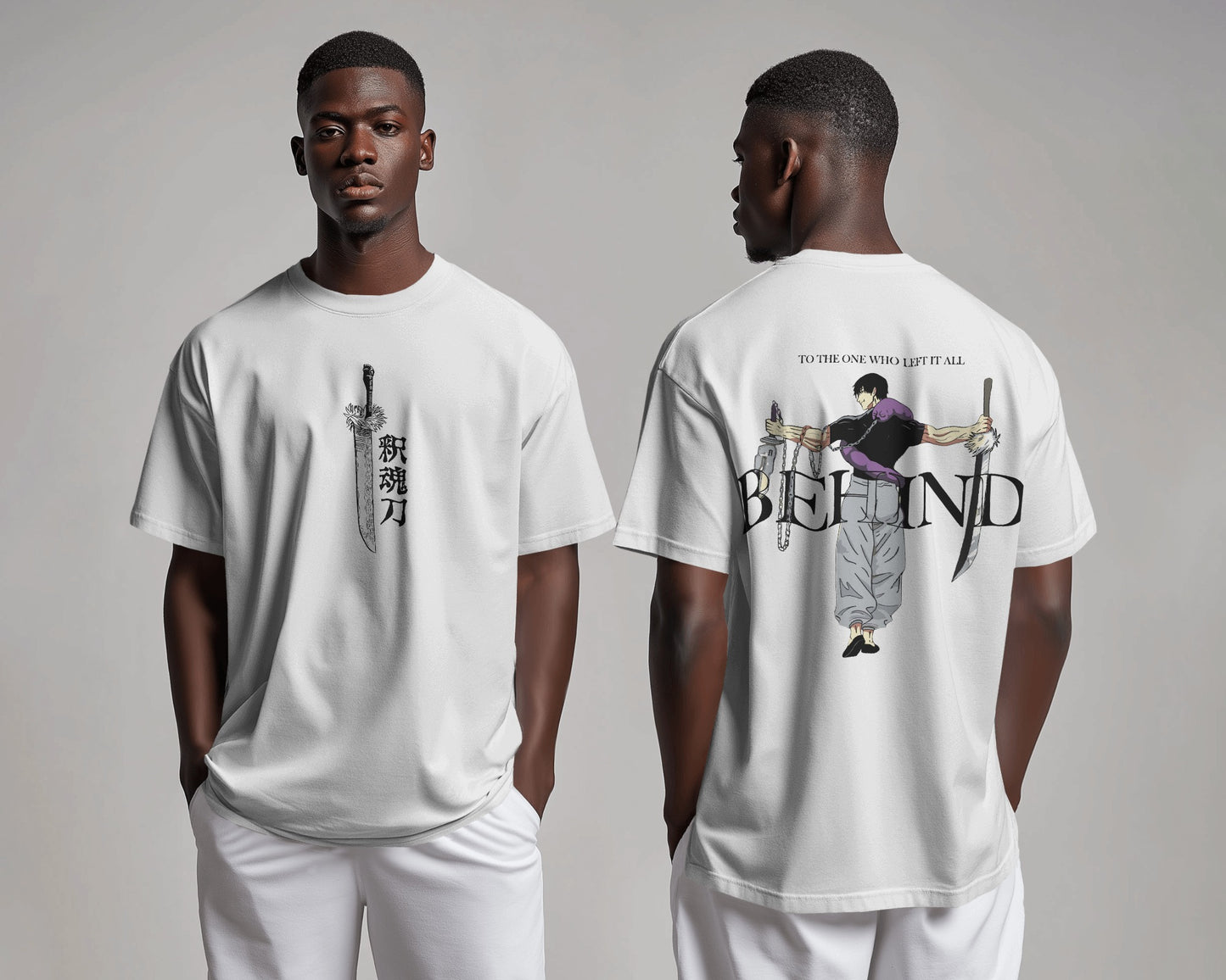 To the one who left it all behind | Oversized T-shirt | Men