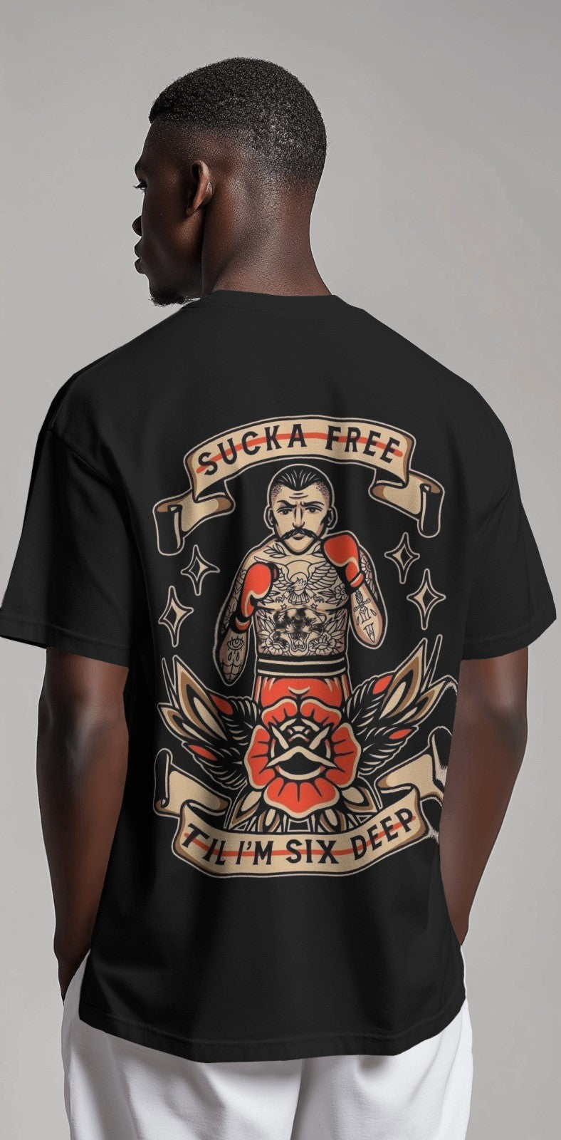 SuckA free.. | Oversized T-shirt | Men