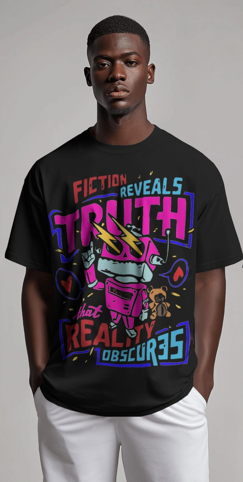 Fiction Reveals... | Oversized T-shirt | Men