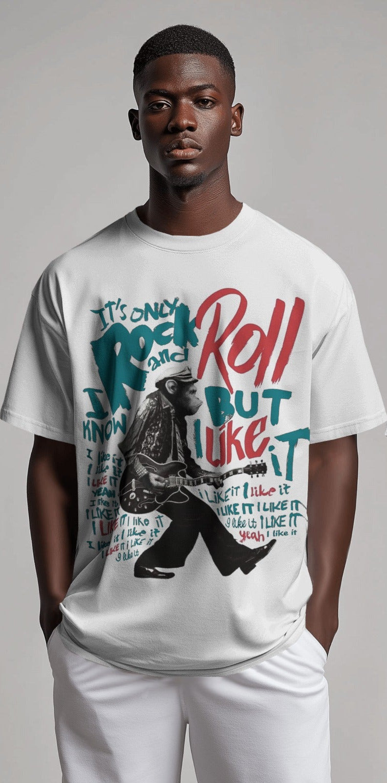 Rock n roll| Oversized T-shirt | Men