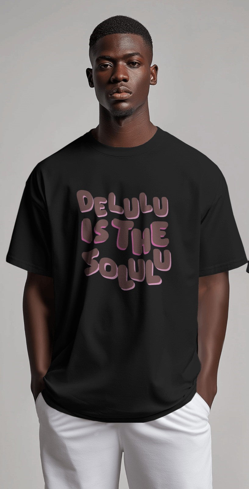 Delulu is the solulu |Oversized T-shirt | Men