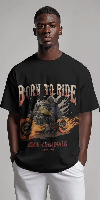 Born to Ride | Oversized T-shirt | Men