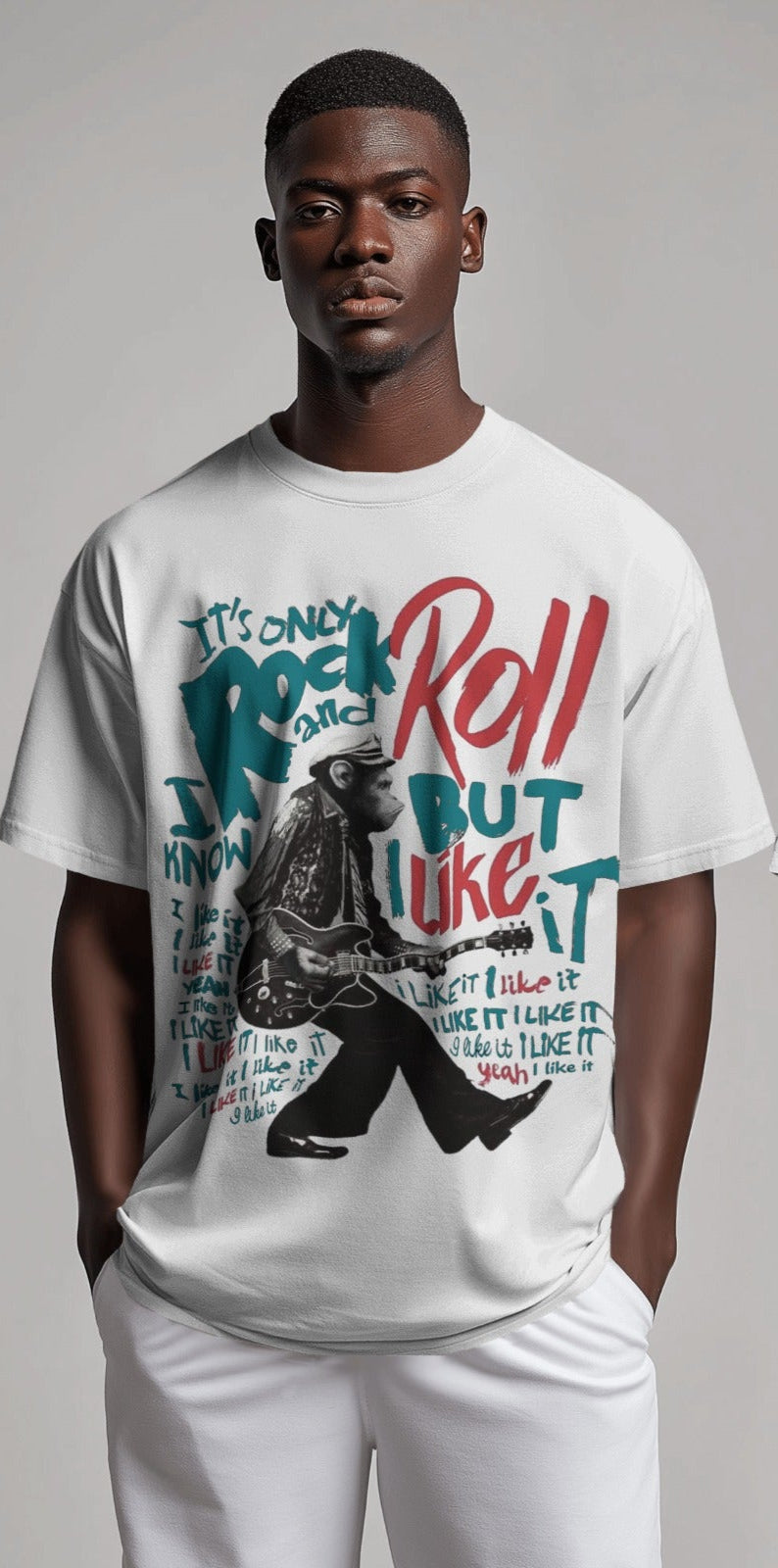 Rock n roll| Oversized T-shirt | Men