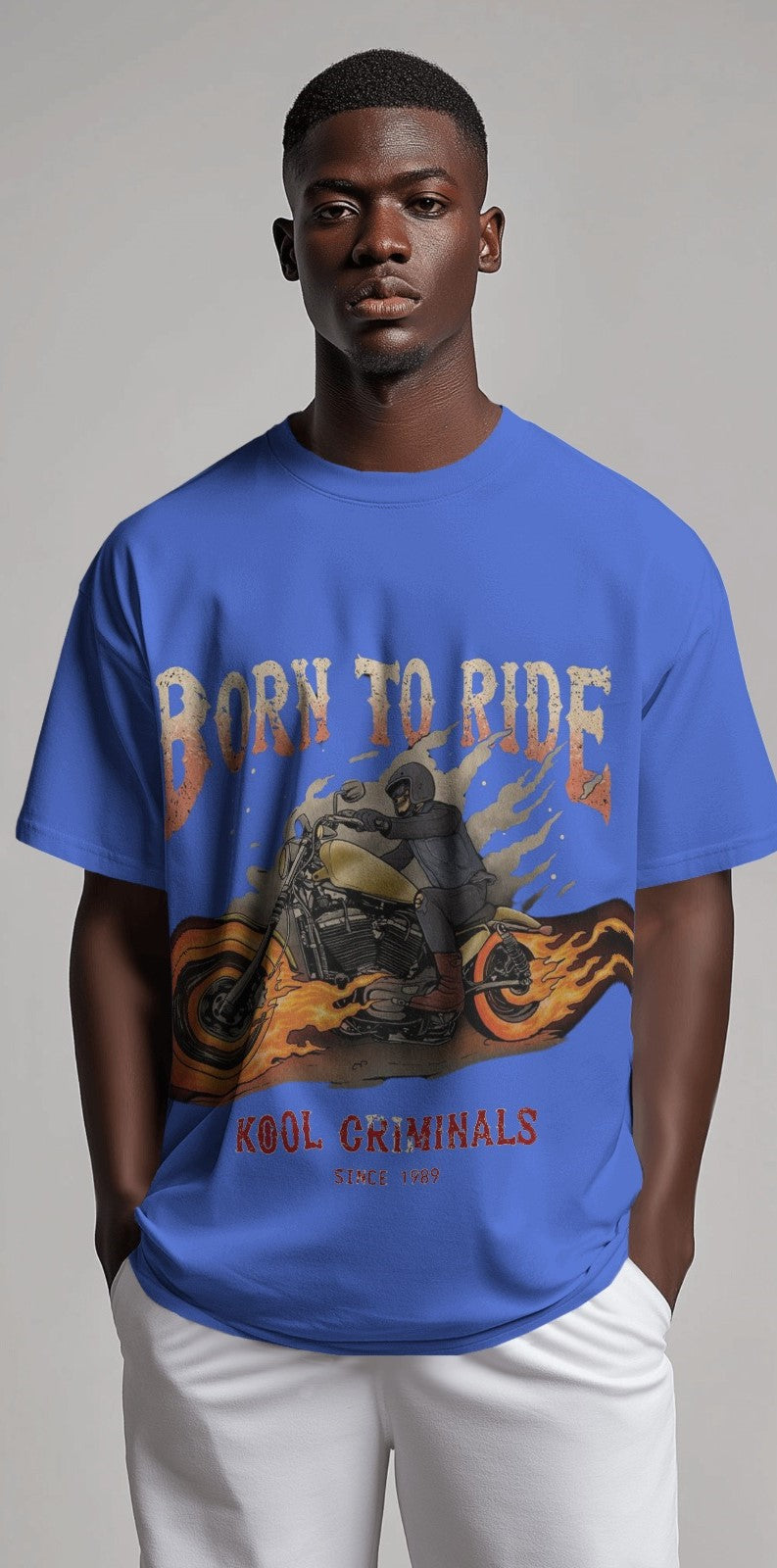 Born to Ride | Oversized T-shirt | Men