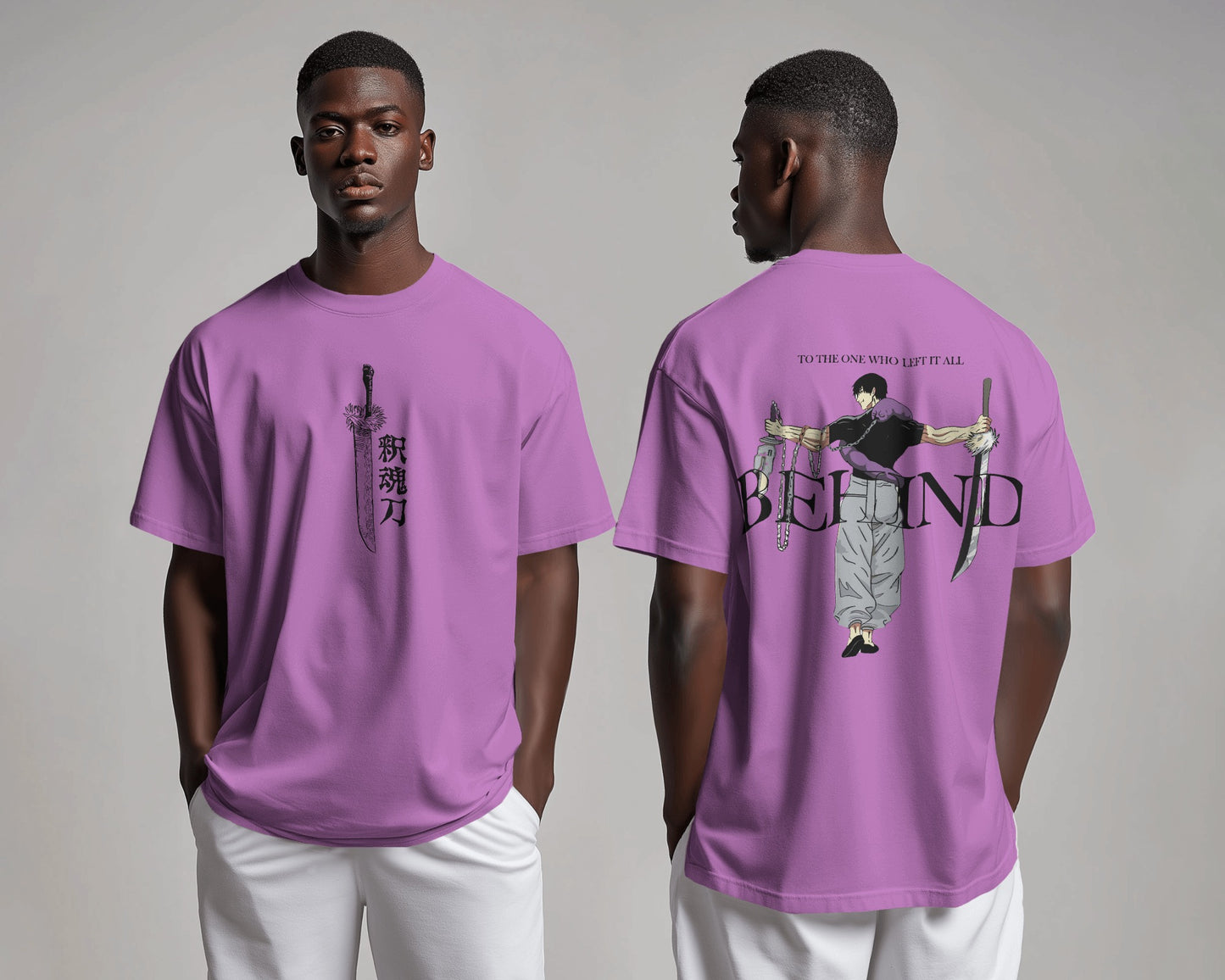 To the one who left it all behind | Oversized T-shirt | Men