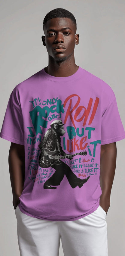 Rock n roll| Oversized T-shirt | Men