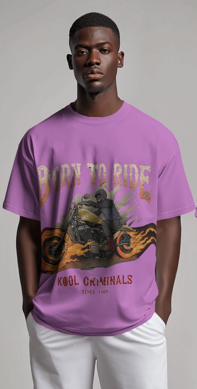 Born to Ride | Oversized T-shirt | Men