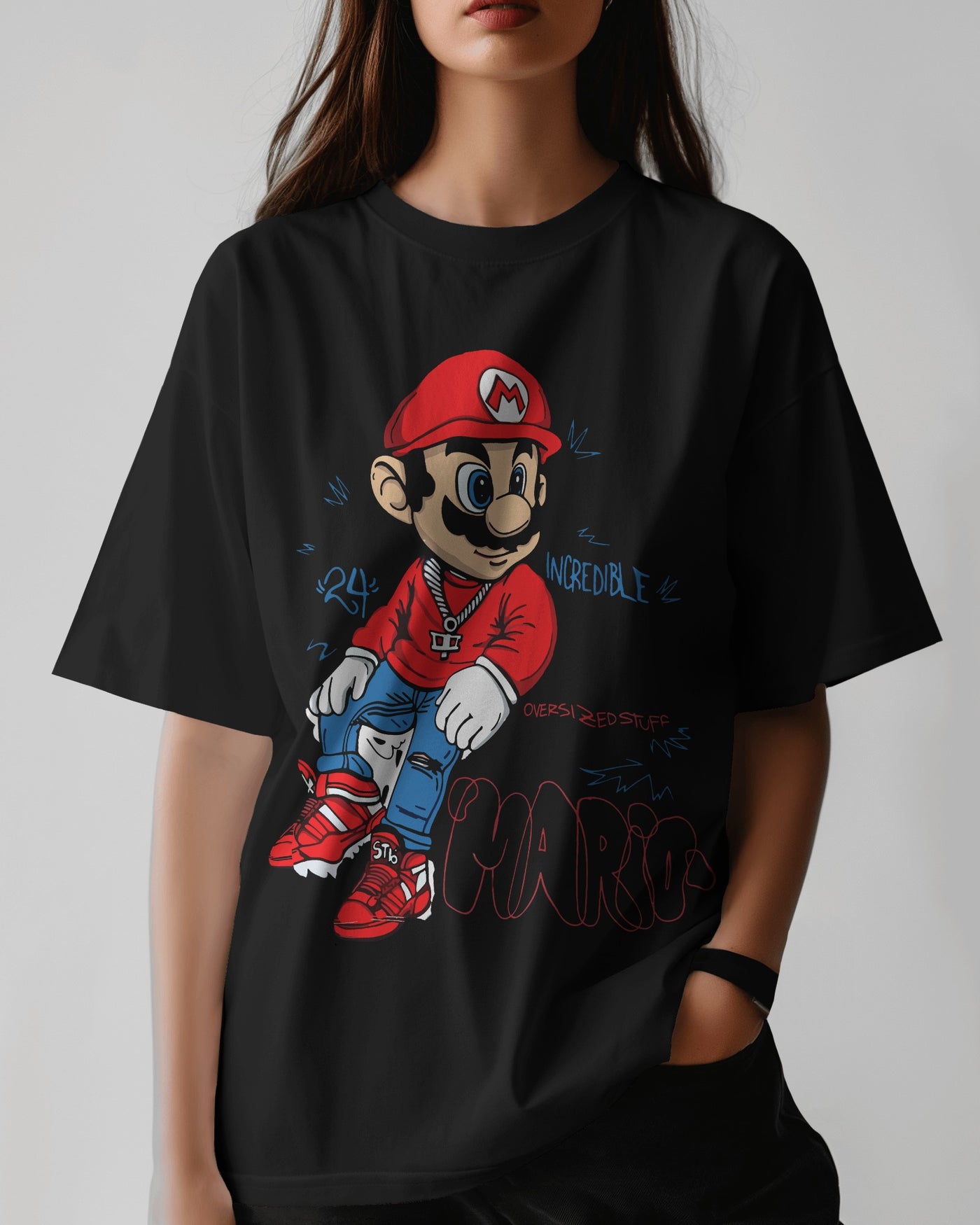 Mario | Oversized T-shirt | Women