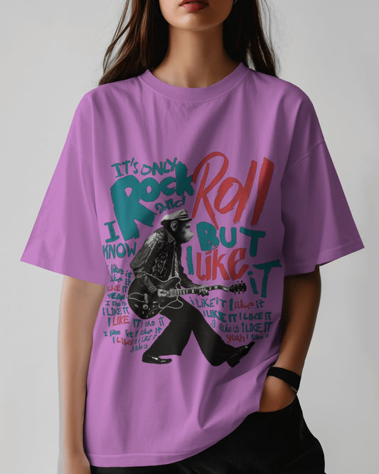 Rock and Roll | Oversized T-shirt | Women