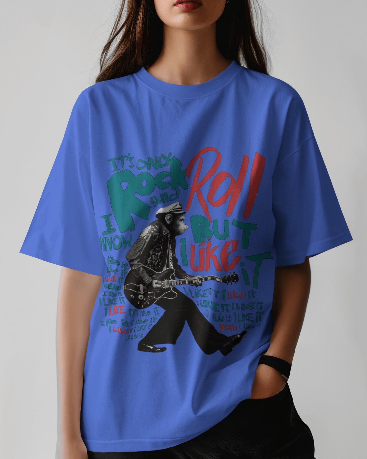 Rock and Roll | Oversized T-shirt | Women