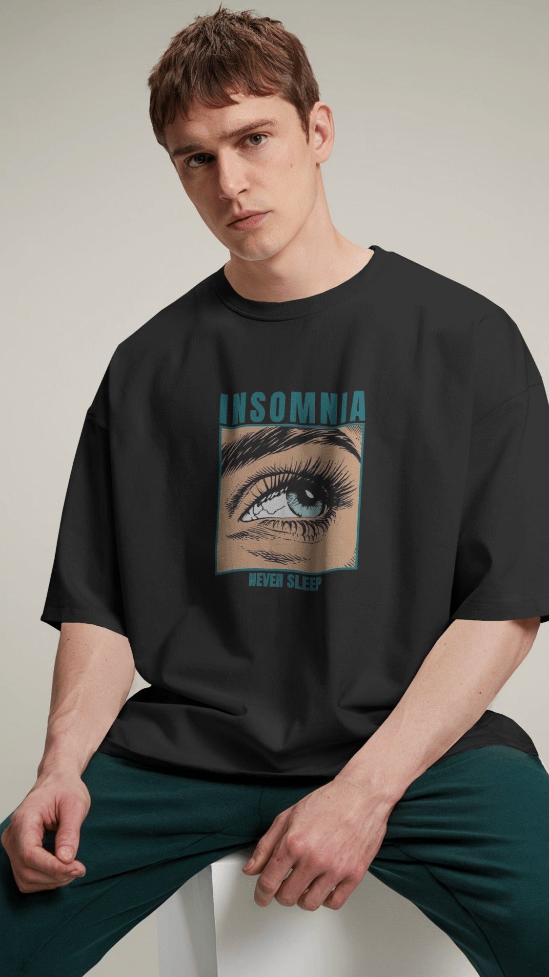 Insomnia |Oversized T-shirt | Men