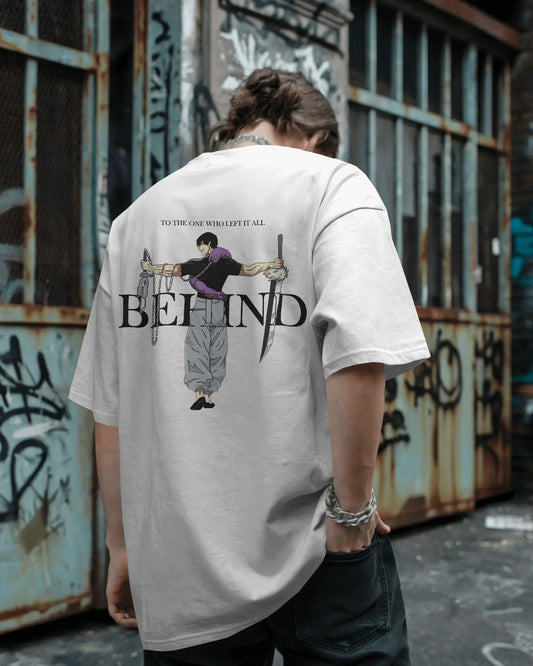 To the one who left it all behind | Oversized T-shirt | Men