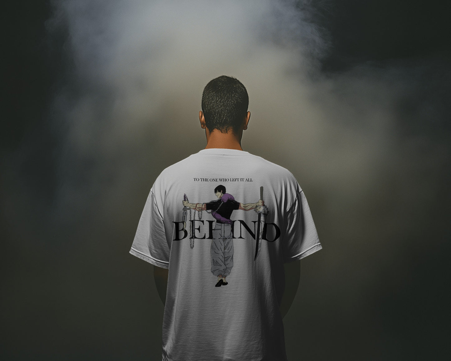 To the one who left it all behind | Oversized T-shirt | Men