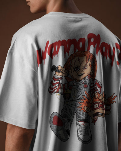 Wanna play |Oversized T-shirt | Men